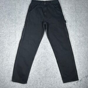 Stan Ray Denim Pants Mens 30 Black Painter Carpenter Workwear Utility Trousers